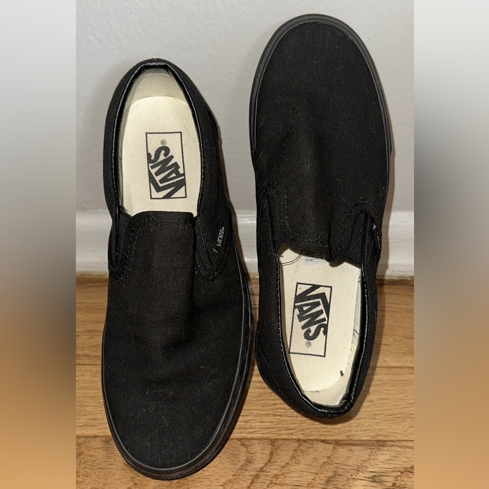 Black Slip on Vans